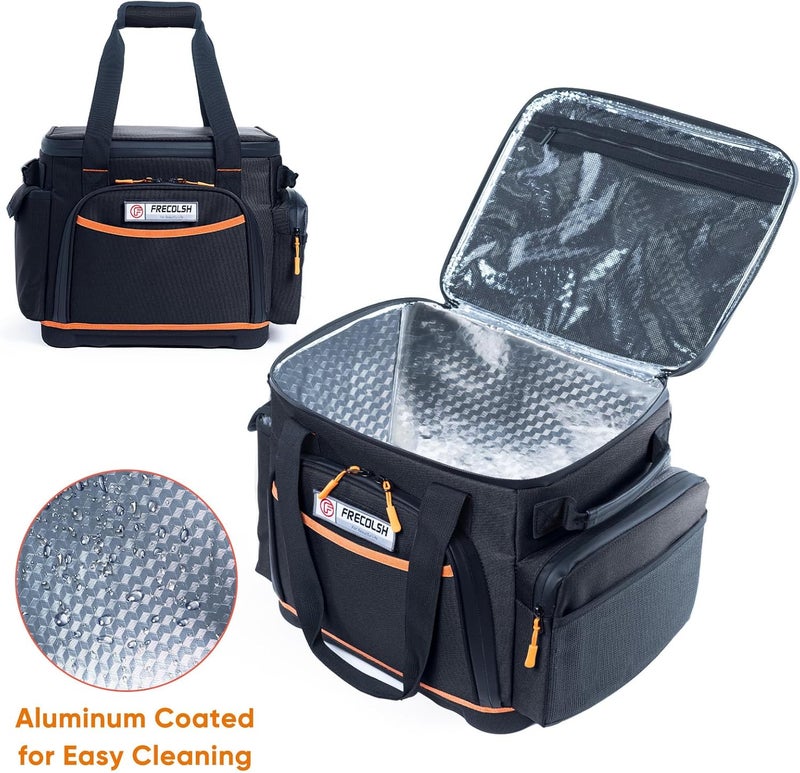FRECOLSH Travel Carrying Case Compatible with Jackery Explorer 1000, Portable Power Station Storage Case with Water- proof Bottom and Pocket for Jackery Accessories Solar Generator Storage Bag Only - Image 2